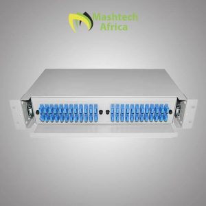 1U Fiber Optic Patch Panel Rack Mount 48 Core ODF With Pigtails SC