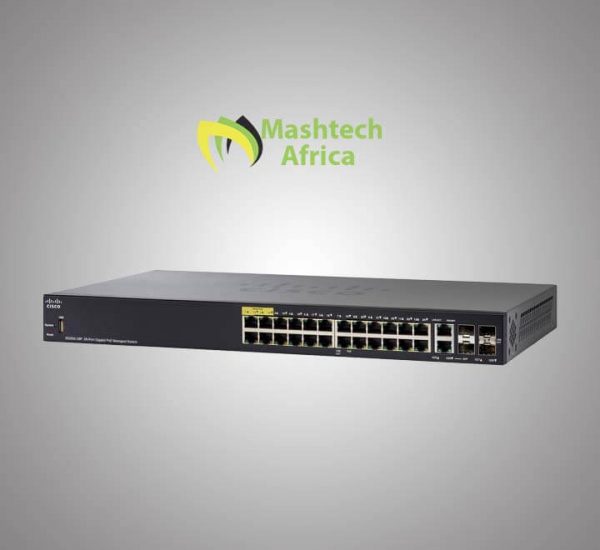 Cisco SG350-28P 28-Port Gigabit PoE Managed Switch - Image 2
