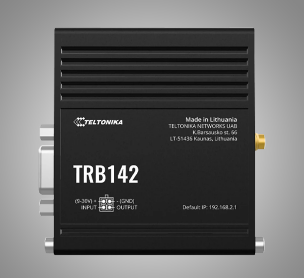 TELTONIKA Industrial rugged LTE RS232 Gateway (TRB142)