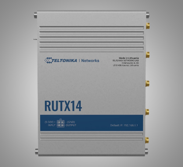 TELTONIKA 4G LTE Cat12 Industrial Cellular Router (RUTX14)