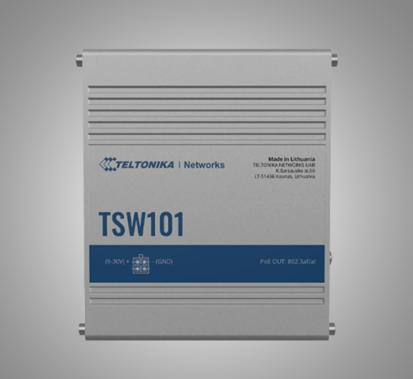 TELTONIKA 5 Gigabit LAN ports Automotive PoE+ Unmanaged Switch (TSW101)