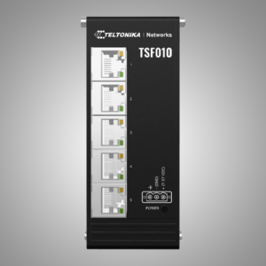 TELTONIKA 5 LAN ports 10/100 Mbps Flat industrial DIN rail unmanaged switch (TSF010)