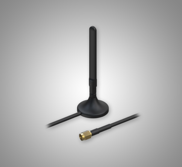 TELTONIKA 5G 3.6 dBi Omnidirectional Mobile Magnetic SMA Antenna, 3m cable (PR1KS536)