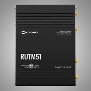 TELTONIKA 5G 4G (LTE) Cat.12 Industrial Cellular Router (RUTM51)