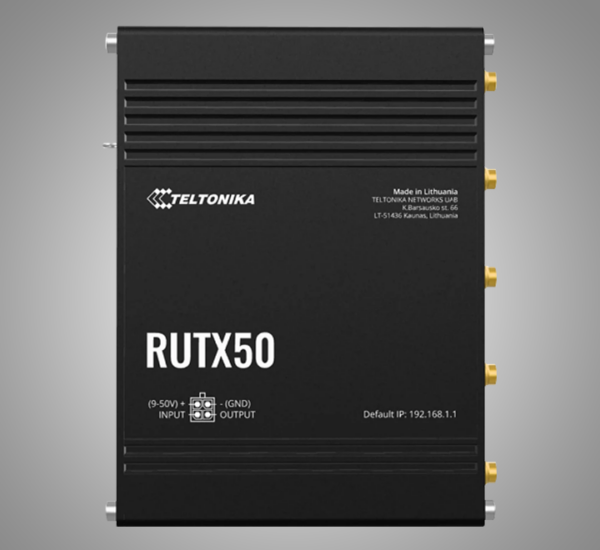 TELTONIKA 5G 4G (LTE) Cat.20 Industrial Cellular Router (RUTX50)