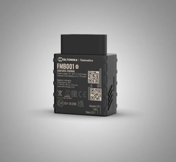 TELTONIKA Advanced Plug and Track real-time tracking terminal with GNSS, GSM and Bluetooth connectivity (FMB001)