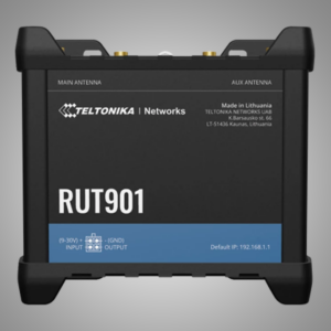 TELTONIKA Dual SIM LTE Cat4 Industrial Cellular Wi-Fi4 Router (RUT901)