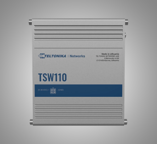 TELTONIKA Industrial L2 unmanaged switch (TSW110)