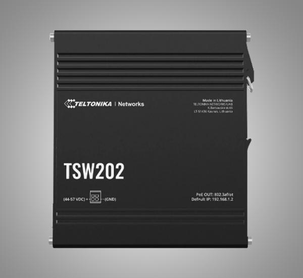 TELTONIKA Industrial Managed PoE+ Switch (TSW202)