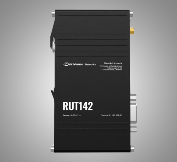 TELTONIKA RS232 Industrial Ethernet Wi-Fi 4 Router (RUT142)