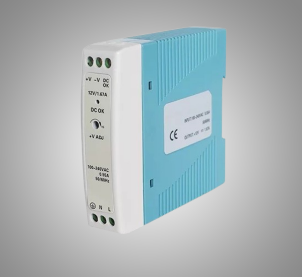 TELTONIKA WEHO DIN Rail Power supply 12V 20W 1.67A, 000-00770 (TLT-000-00770)