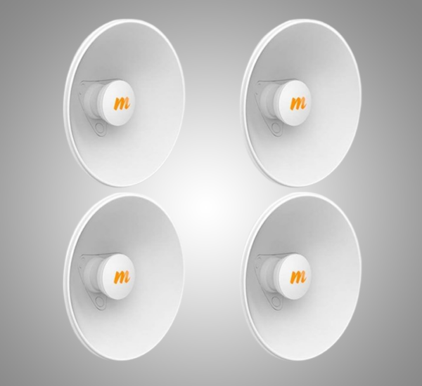 MIMOSA 25 dBi Gain Horn Antenna for C5x radio (MIMOSA_N5-X25) (2-pack)